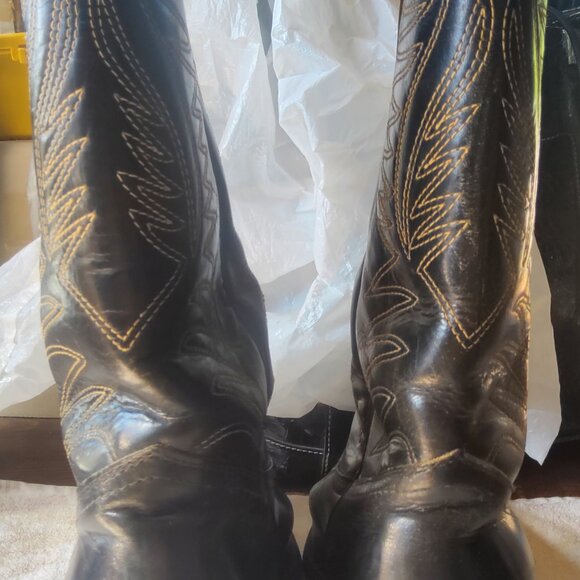 Men's Cowboy boots black by  BILTRITE - Picture 7 of 12